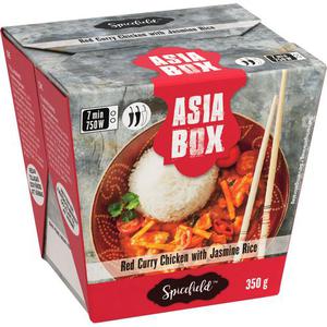 Spicefield Röd Curry Kyckling Fryst 350g Asia Box