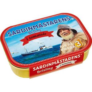 Sardinmästaren Brisling i Tomatsås 100g s
