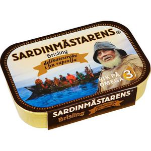 Sardinmästaren Brisling Delikatessrökt 100g s