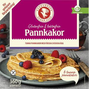 Kungsörnen Pannkakor Frysta Glutenfri/Laktosfri 360g