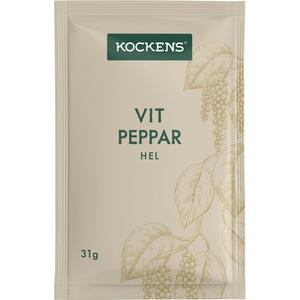 Kockens Vitpeppar hel 31g