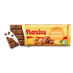 Marabou Chokladkaka Apelsinkrokant 200g
