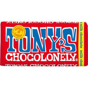 Tony's Chocolonely Mjölkchoklad Fairtrade 180g