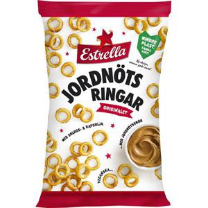 Estrella Jordnötsringar 250g