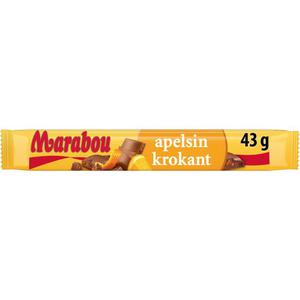 Marabou Mjölkchoklad Apelsinkrokant 43g