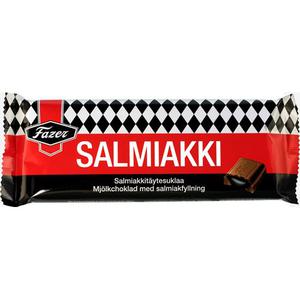 Fazer Konfektyr Chokladkaka Salmiakki 100g Fazer