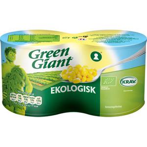 Green Giant Majs Saltfri EKO/KRAV 2x160g