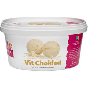 SIA Glass Gräddglass Vit Choklad 0.5L Sia Glass