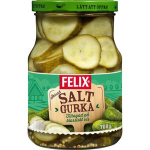 Felix Saltgurka Skivad 700g
