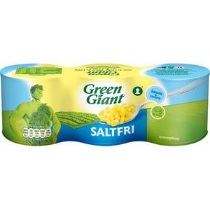 Green Giant Majs Saltfri 3x160g