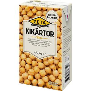 Zeta Kikärtor 480g