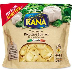 RANA Färsk Pasta Tortellini Ricotta & Spenat 400g Rana