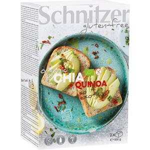 Schnitzer Chia- & Quinoabröd Glutenfri EKO 500g