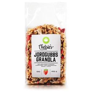 Chelsie's Jordgubbsgranola Glutenfri EKO 400g Chelsie´s