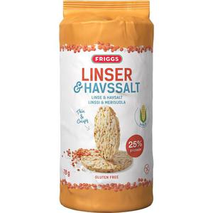Friggs Linskakor Havssalt 78g