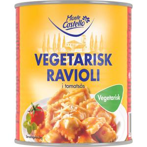 Monte Castello Vegetarisk Ravioli 800g