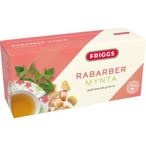 Friggs Te Rabarber & Mynta 20-p