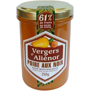 Vergers d'Aliénor Päronmarmelad med Valnötter 250g