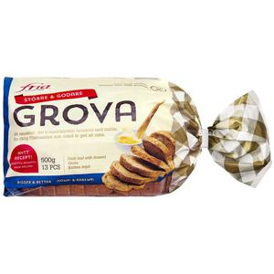 Fria Grova Formbröd Glutenfri Fryst 500g