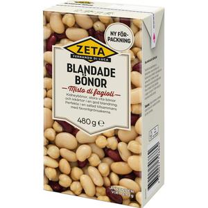 Zeta Blandade Bönor 480g