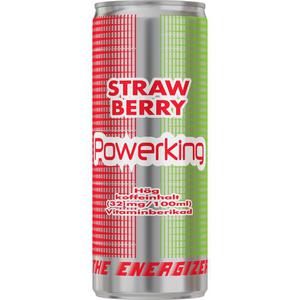 Powerking Energidryck Jordgubb 250ml