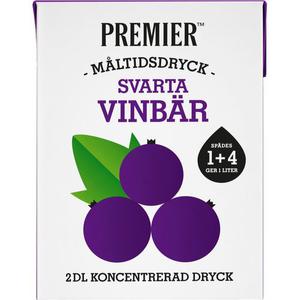 Premier Måltidsdryck Svarta Vinbär 2dl