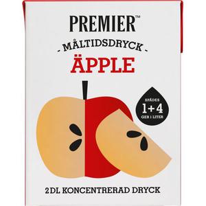 Premier Måltidsdryck Äpple 2dl