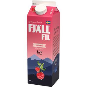 Fjällfil Hallon 3,7% 1000g