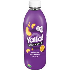 Yalla Drickkvarg Persika & Passionsfrukt 950ml