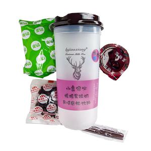 LJX Drakfrukt(!) Bubble Milk Tea med Azukiboba