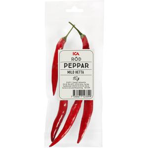 ICA Röd peppar 40g Klass 1