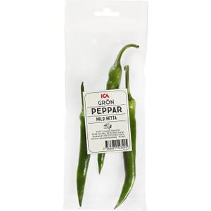 ICA Grön peppar 40g Klass 1