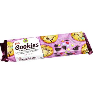 ICA Cookies Choklad linser 150g