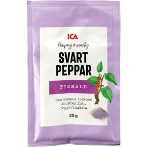 ICA Svartpeppar Finmalen 20g
