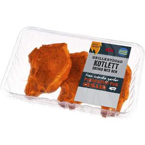 ICA Kotlett Med Ben Grillkryddad 450g