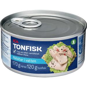 ICA Tonfisk i vatten MSC 170g