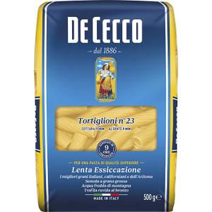 De Cecco Pasta Tortiglioni Druvmete 500g