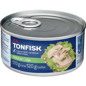 ICA Tonfisk i olja MSC 170g