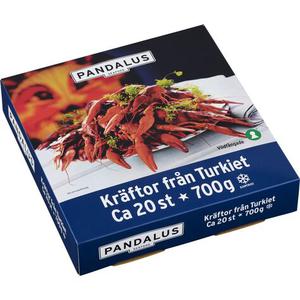 Pandalus Kräftor Turkiet 20st Frysta