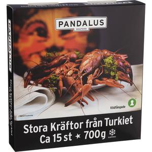 Pandalus Kräftor Stora Från Turkiet Ca 15 St Frysta