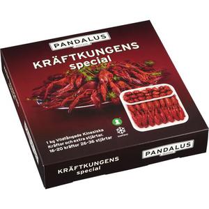 Pandalus Kräftor Kräftkung Special Frysta