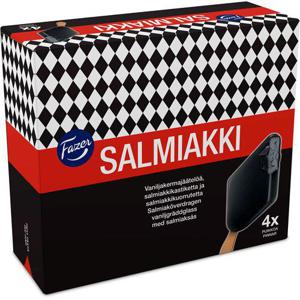 Fazer Glass Glass Salmiakki 4-p Fazer