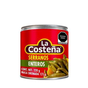 La Costeña Inlagd Chili Serrano 220g