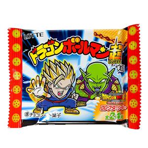 LOTTE Chokladkex med Dragonballklistermärken