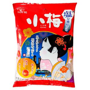 LOTTE Ume-karameller Sega karameller med smak av japanska plommon 68g