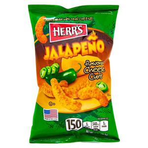 Herr's Jalapeno Cheese Curls Starka ostbågar 198g