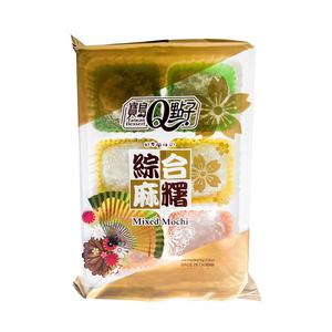 Taiwan Dessert Mochi Taro, Matcha & Azuki i fin förpackning 210g