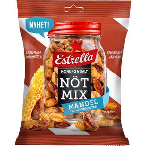Estrella Nötmix Mandel Honung & Salt 175g