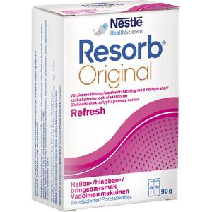 Resorb Vätskeersättning med hallonsmak 2-p 20st 90g