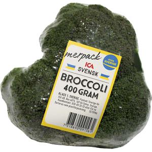 ICA Broccoli med film 400g Klass 1